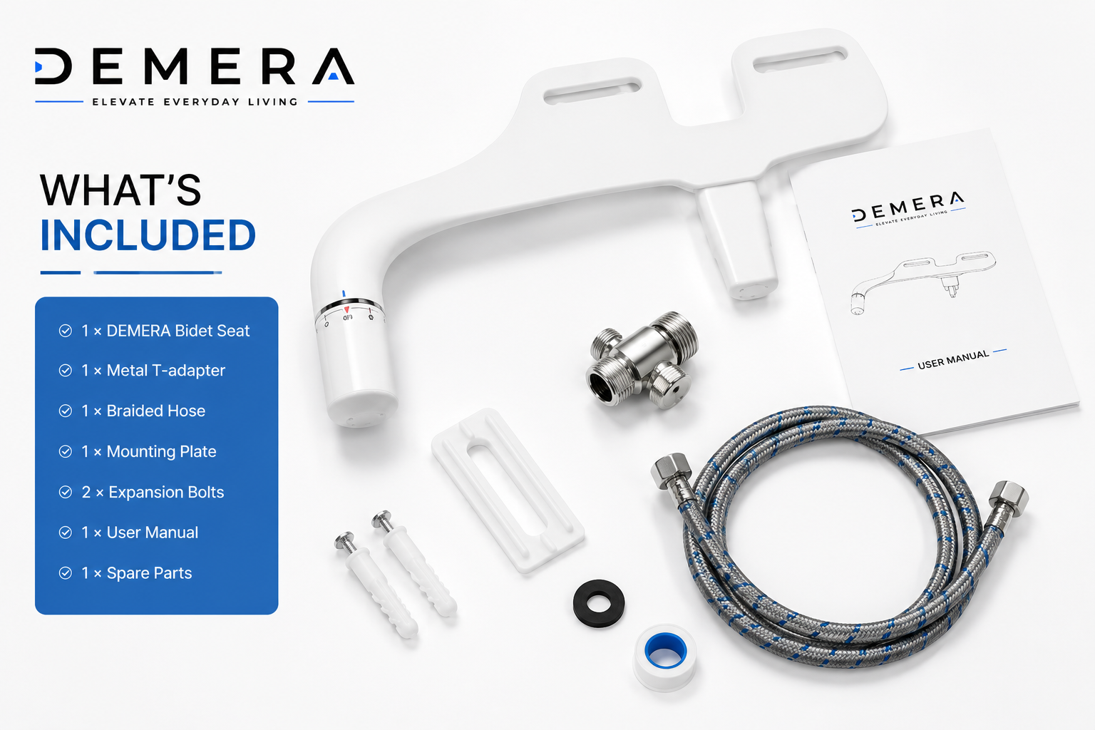 DEMERA™ Ultra-Slim Smart Bidet