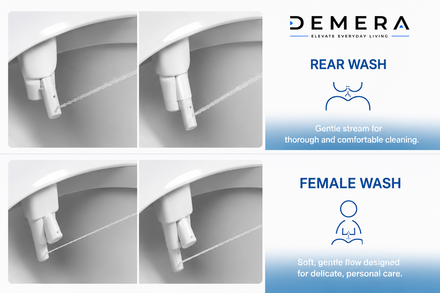 DEMERA™ Ultra-Slim Smart Bidet