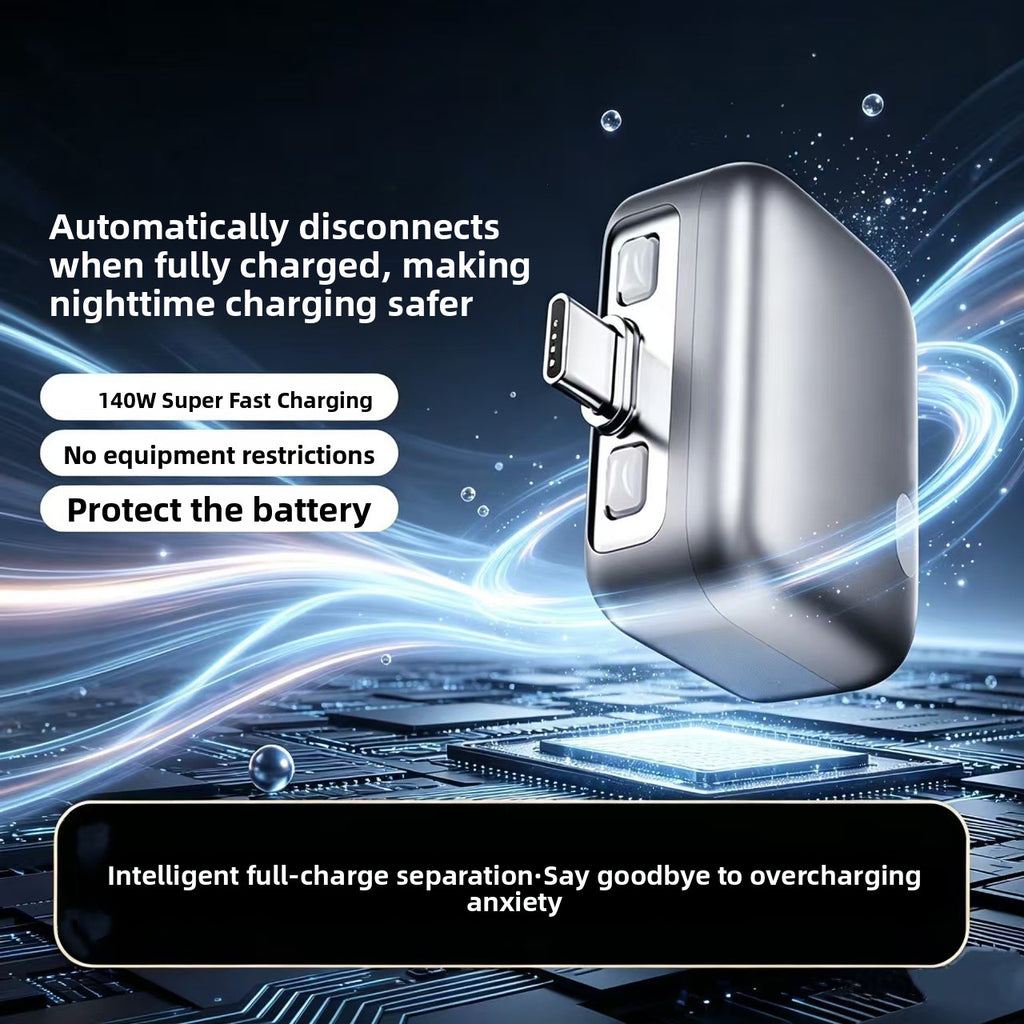 DEMERA SmartCharge™ — 140W Auto-Stop Charging Adapter